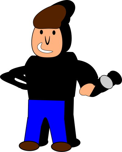 Singer 2 clipart