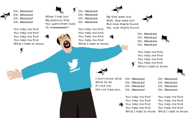 Singing Geek clipart