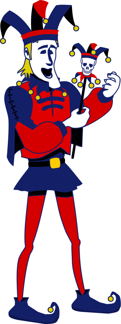 Singing Jester clipart