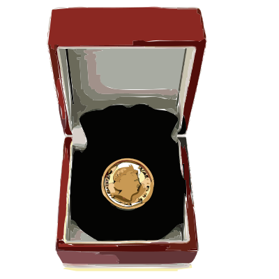 Single Coin Box clipart