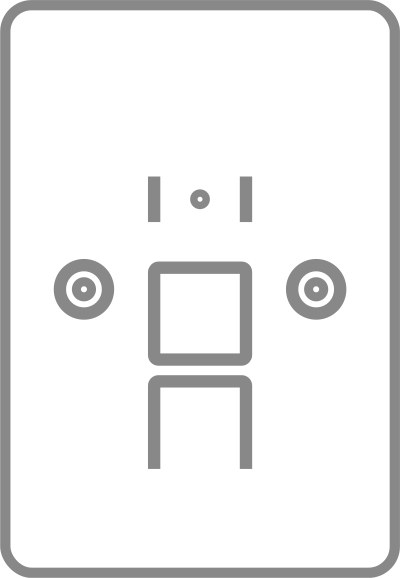 Single Faceplate clipart