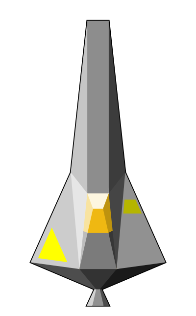 Single-Seater Space Craft clipart