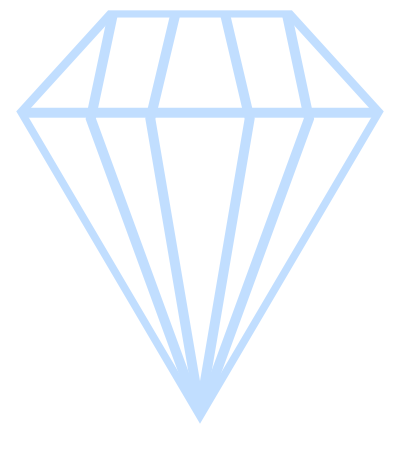 Single White Diamond clipart