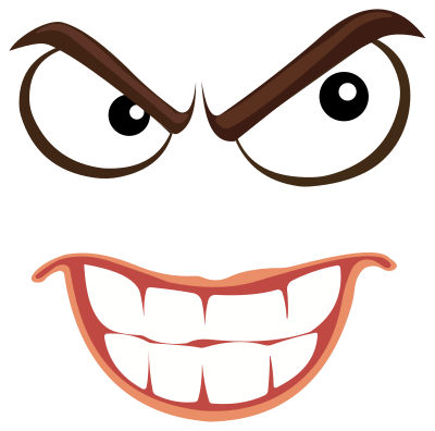 Sinister Smiley Face clipart