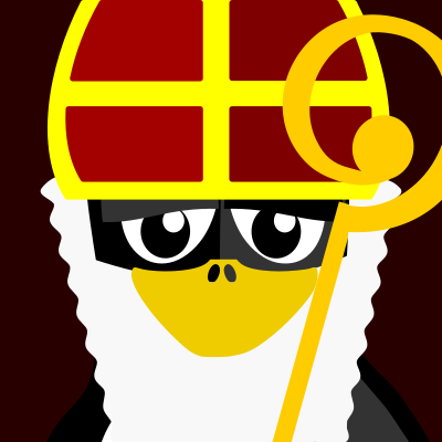 Sinterklaas Penguin clipart