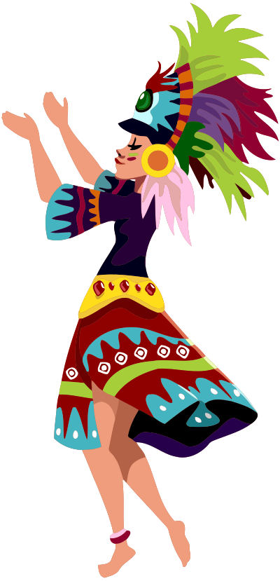 Sinulog dancer 2 clipart