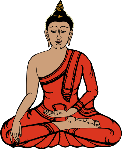 Sitting Buddha clipart