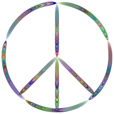 Sixties Groovy Peace Sign clipart