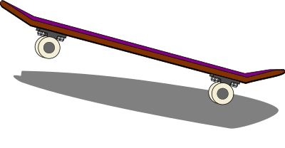 Skateboard clipart