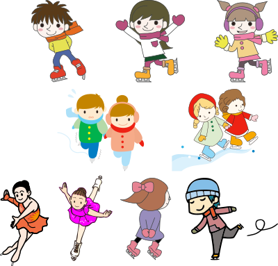 Skating clipart