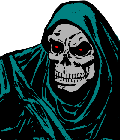 Skeleton man clipart