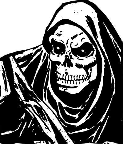 Skeleton Man Face clipart