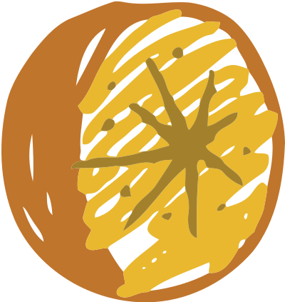 Sketched Orange clipart