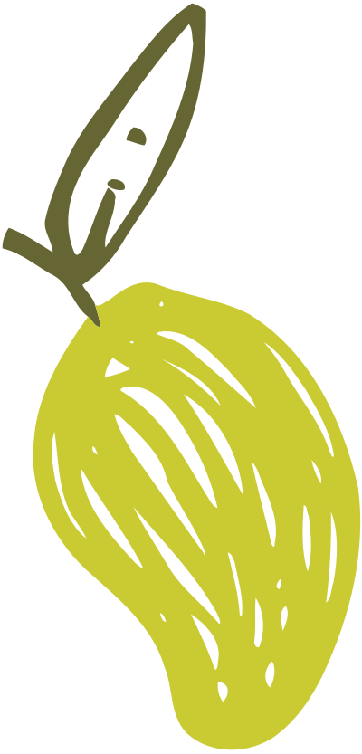 Sketched pear clipart