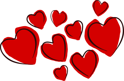 Sketchy Hearts clipart