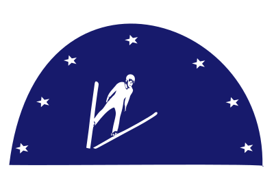 Ski-jump clipart