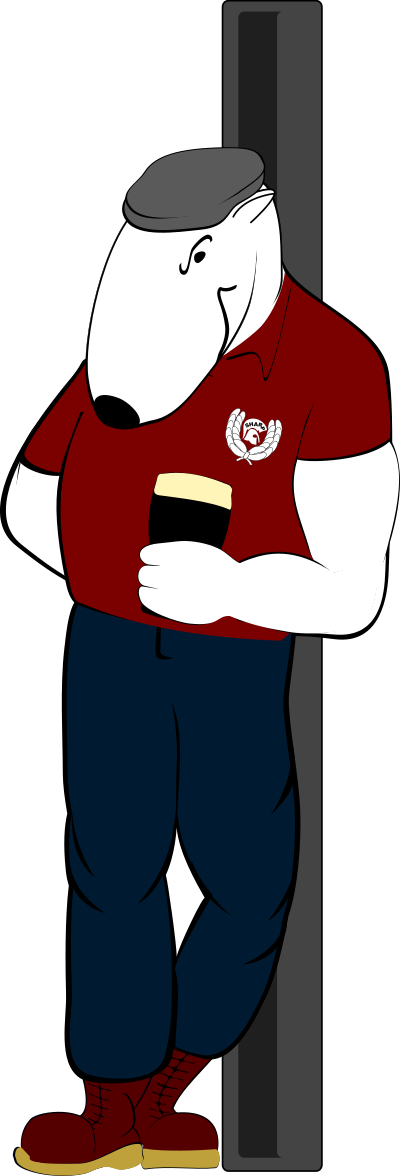 Skinhead bullterrier clipart