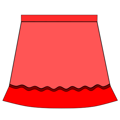 Skirt clipart