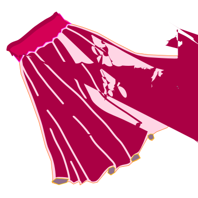 Skirt - coloured clipart