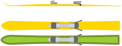 Skis generic clipart
