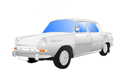 Skoda 1000MB clipart
