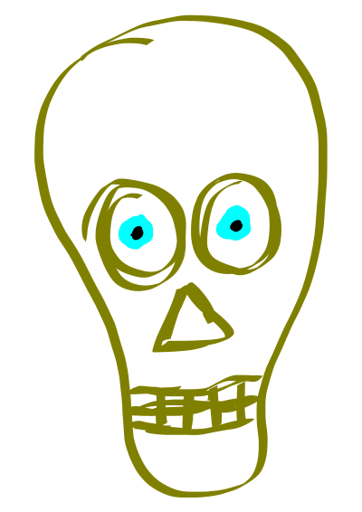 Skull, calavera clipart