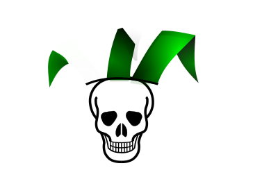 Skull Jester clipart