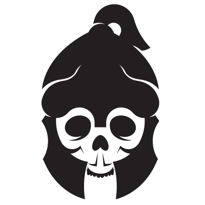 Skull with Roman helmet clipart