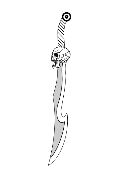 SkullSword clipart