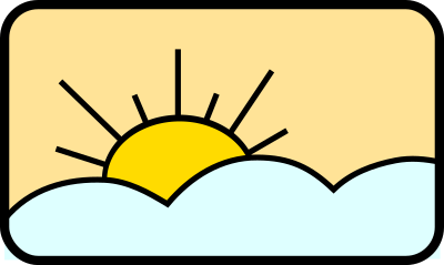 Sky scene clipart