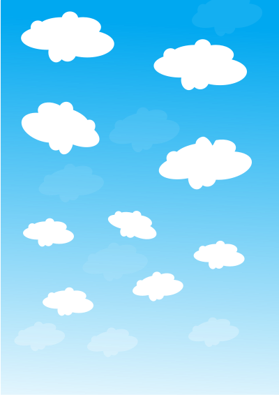 Sky with clouds clipart