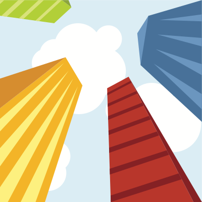 Skyscrapers clipart