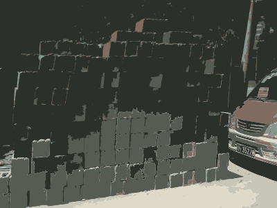 Slanted CCD Bricks clipart
