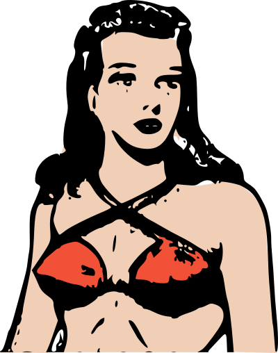 Slave girl clipart