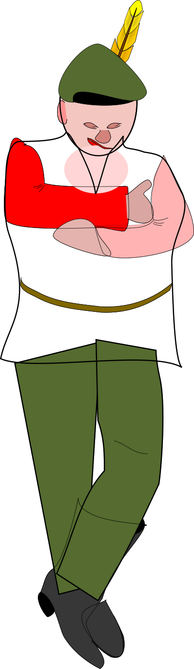 Sleeping watcher clipart