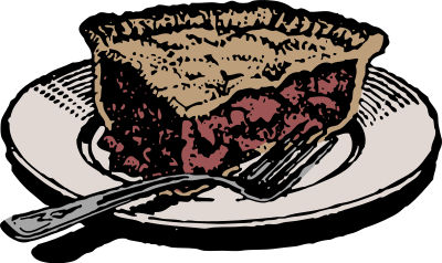 Slice of Apple Pie Colour clipart