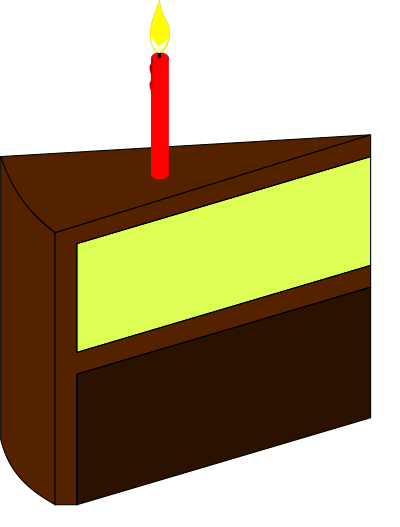 Slice of Cake clipart