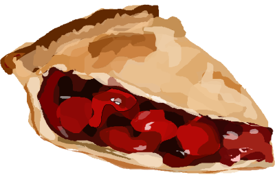 Slice Of Cherry Pie clipart