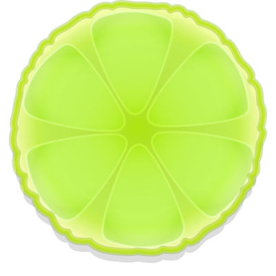 Slice of lemon clipart