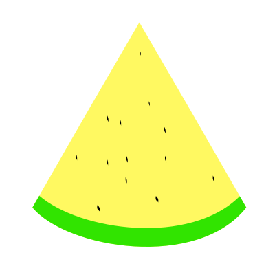 Slice of watermelon clipart
