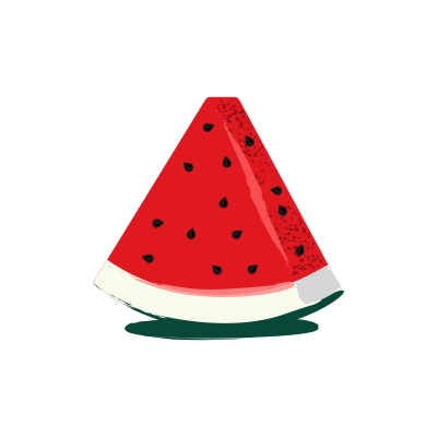 Slice of watermelon clipart