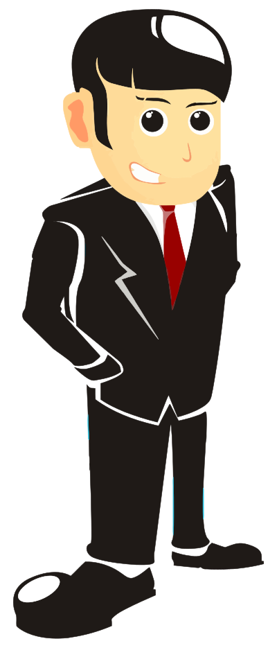 Slick Looking Man clipart