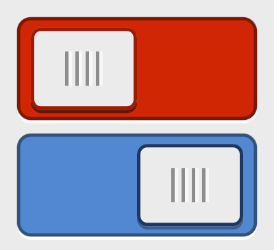 Slider on off clipart