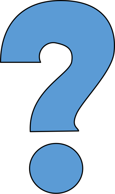 Slightly Styled Question Mark clipart
