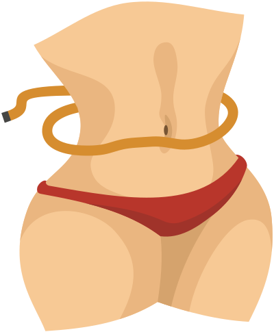 Slim Waist clipart