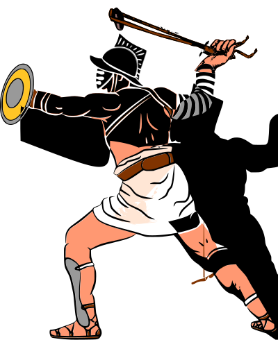 Slinger - Throwing clipart