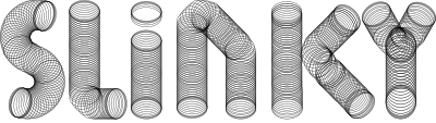 Slinky Homage clipart