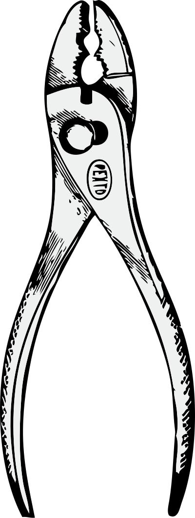 Slip-joint pliers clipart
