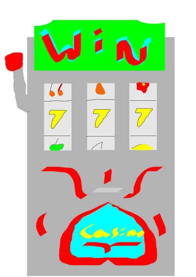 Slot machine clipart