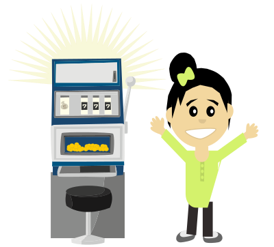 Slot Machine Winner clipart
